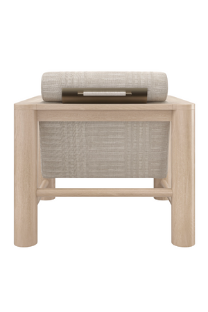   Oak Framed Lounge Chair | Oroa.com