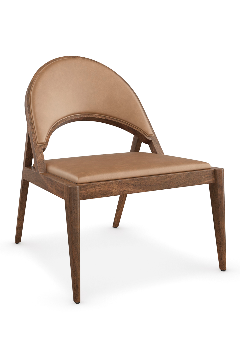   Brown Leather Lounge Chair | Oroa.com