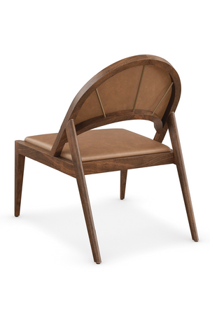   Brown Leather Lounge Chair | Oroa.com