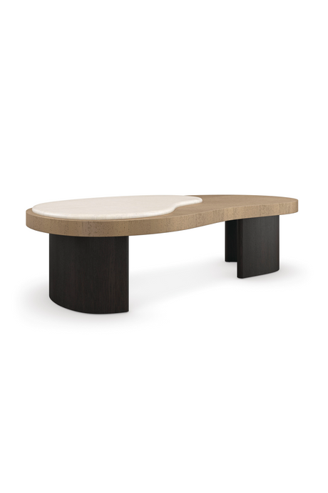   Cream Travertine Coffee Table | Oroa.com