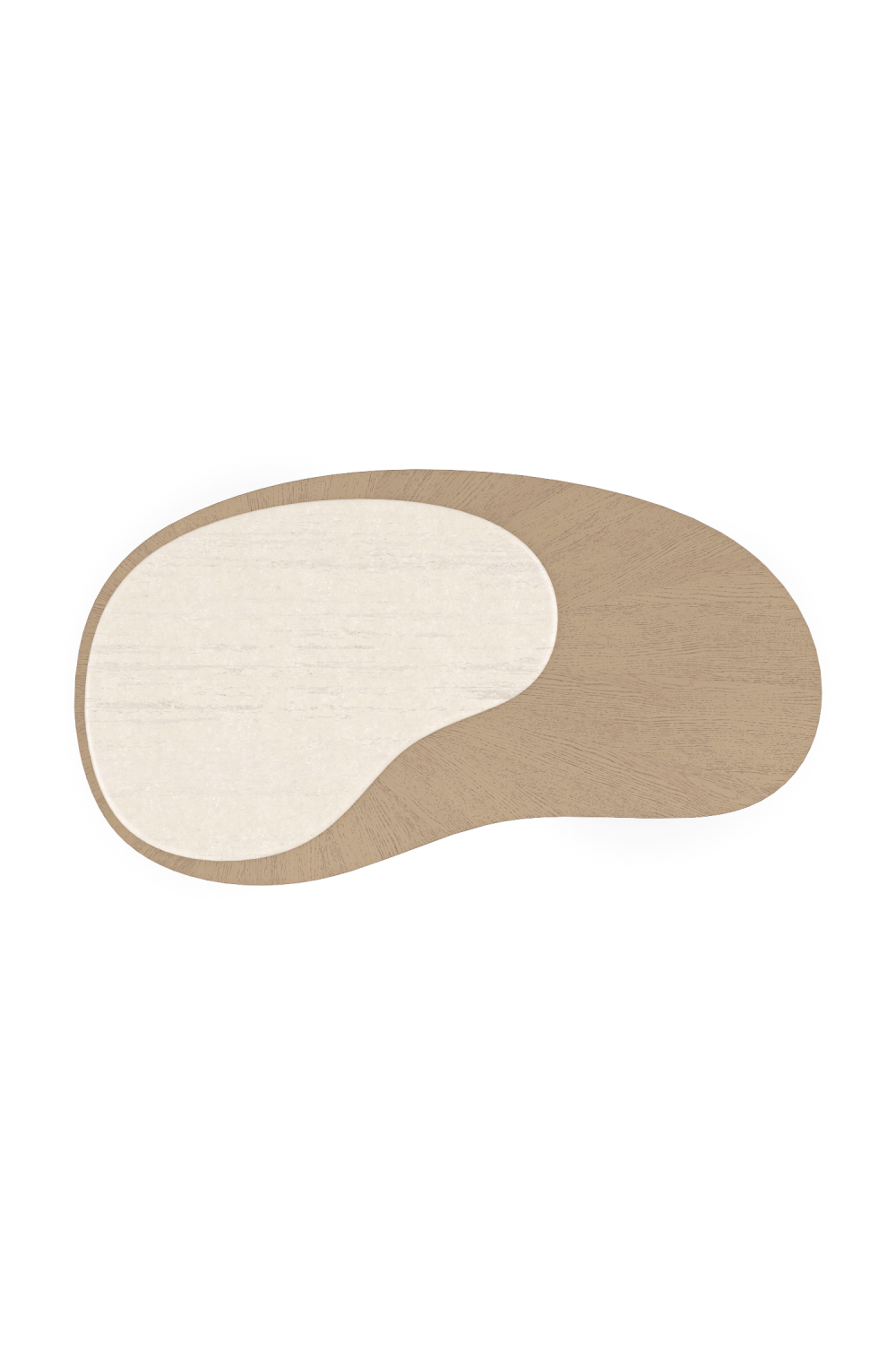   Cream Travertine Coffee Table | Oroa.com