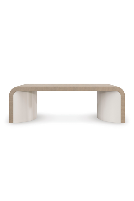  Curved Oak Coffee Table | Oroa.com