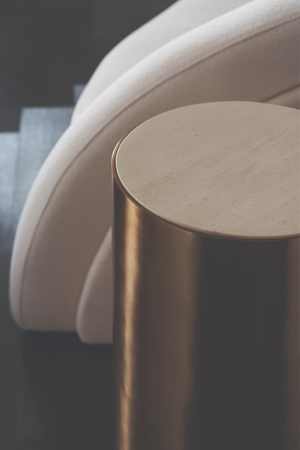   Gold Pillar Spot Table | Oroa.com