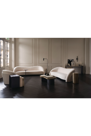   Cream Travertine Modern Desk | Oroa.com