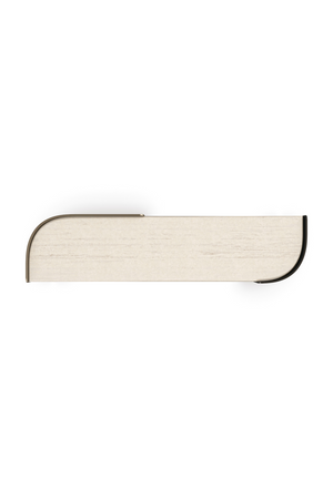   Cream Travertine Modern Desk | Oroa.com