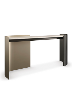   Cream Travertine Modern Desk | Oroa.com