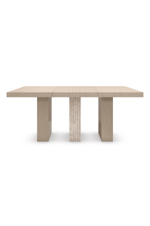   Oak Extendable Modern Dining Table | Oroa.com