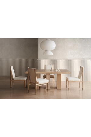   Oak Extendable Modern Dining Table | Oroa.com