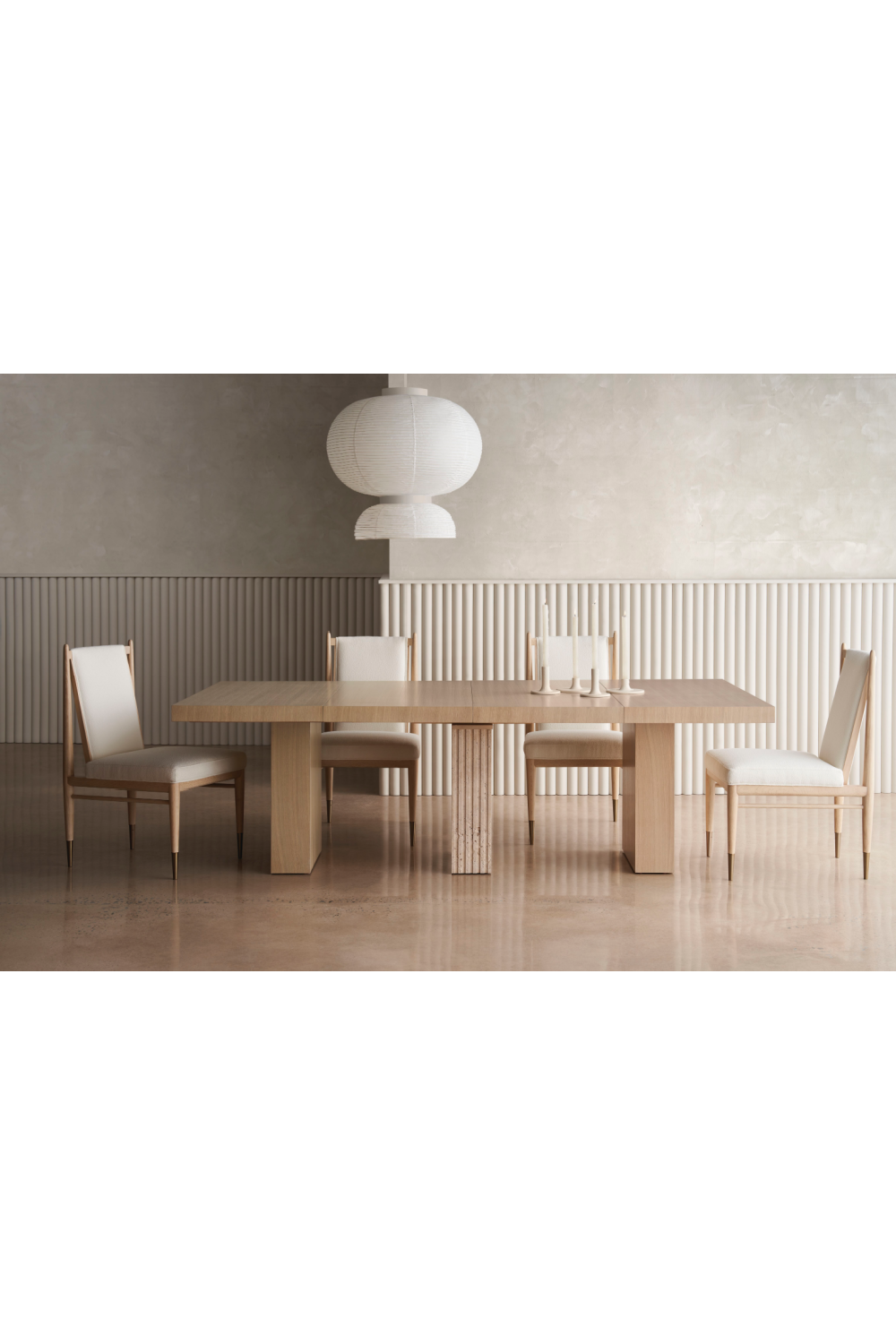   Oak Extendable Modern Dining Table | Oroa.com
