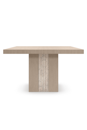   Oak Extendable Modern Dining Table | Oroa.com