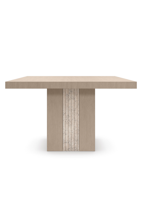   Oak Extendable Modern Dining Table | Oroa.com