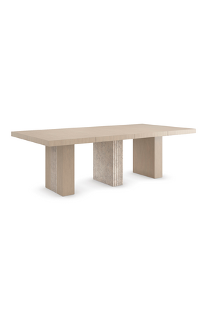   Oak Extendable Modern Dining Table | Oroa.com
