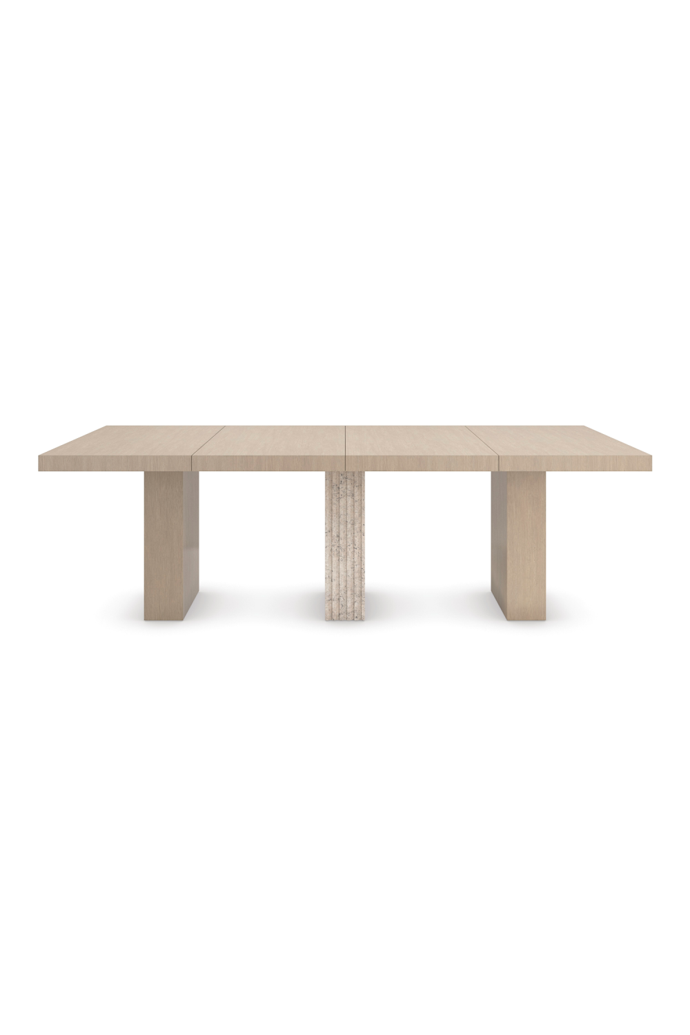   Oak Extendable Modern Dining Table | Oroa.com