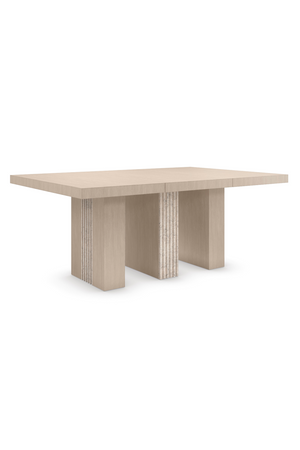   Oak Extendable Modern Dining Table | Oroa.com