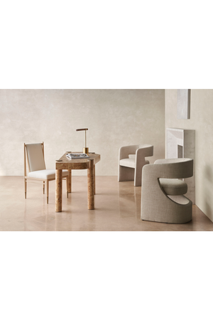   Bouclé Ivory Dining Chair | Oroa.com