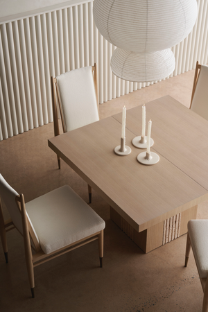   Bouclé Ivory Dining Chair | Oroa.com