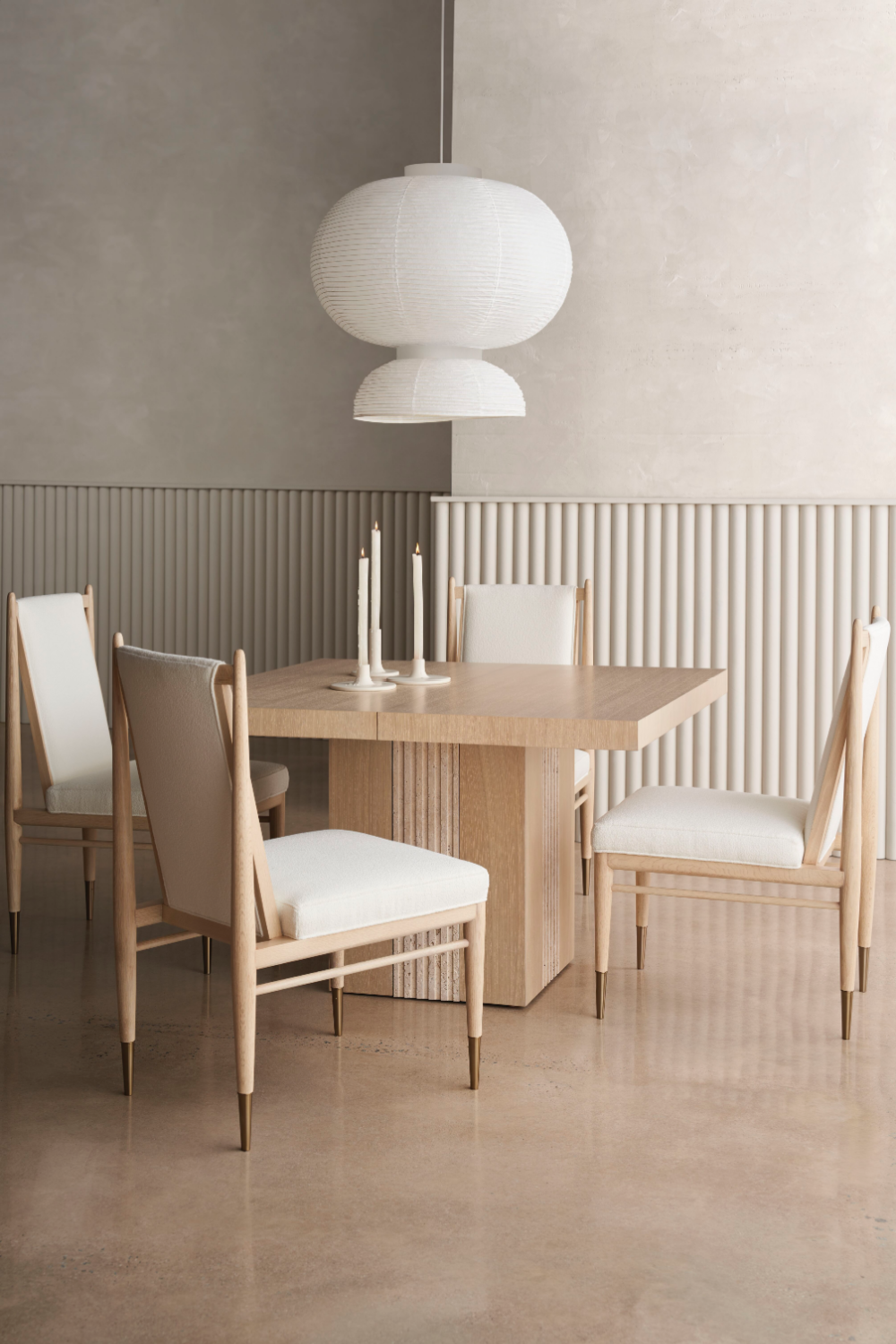  Bouclé Ivory Dining Chair | Oroa.com