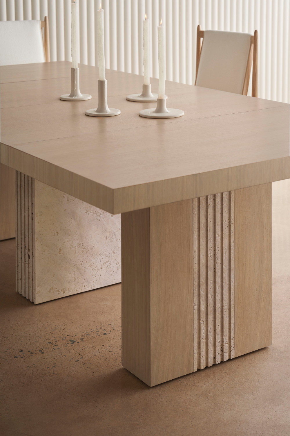   Bouclé Ivory Dining Chair | Oroa.com