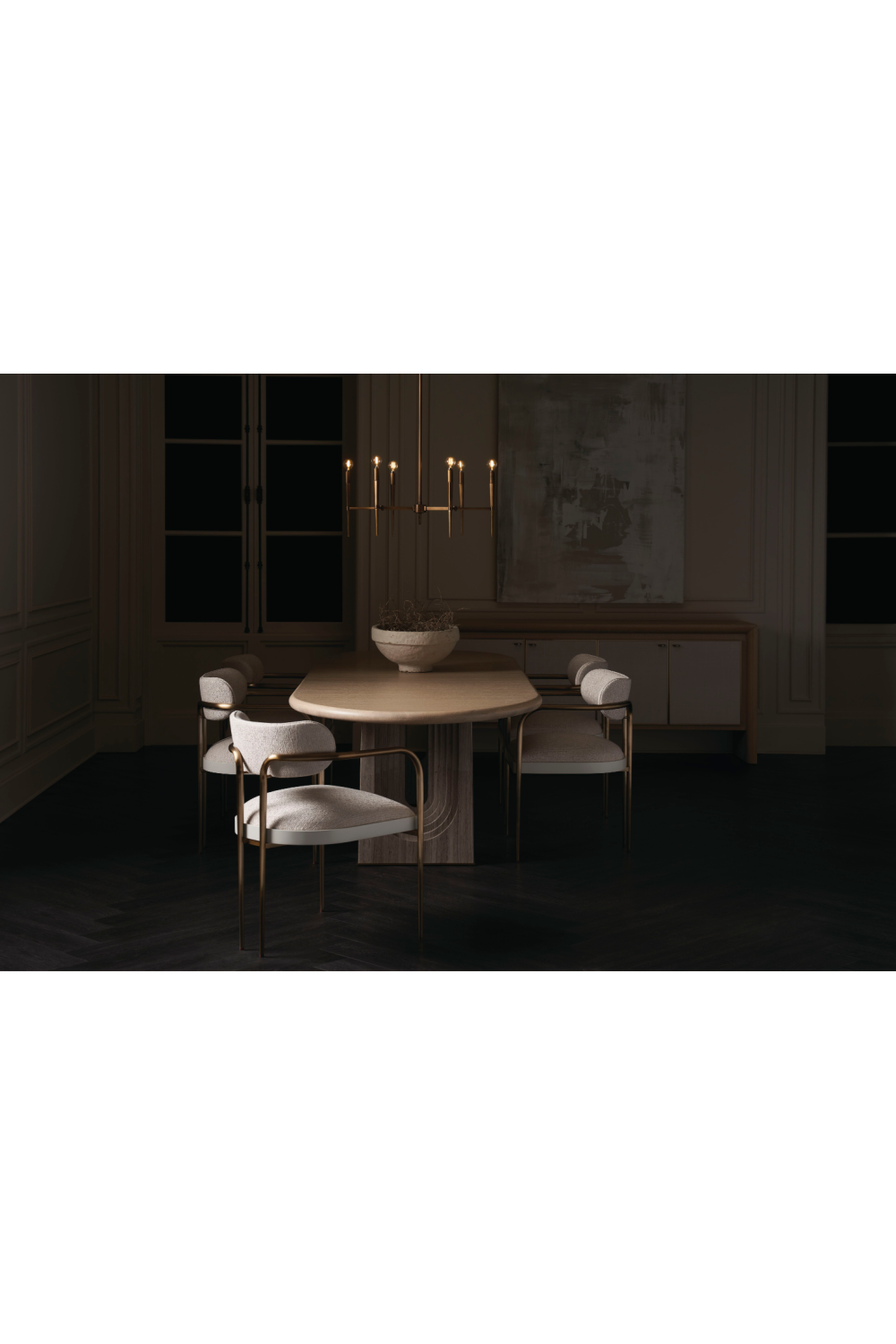   Bronze Framed Dining Chair | Oroa.com