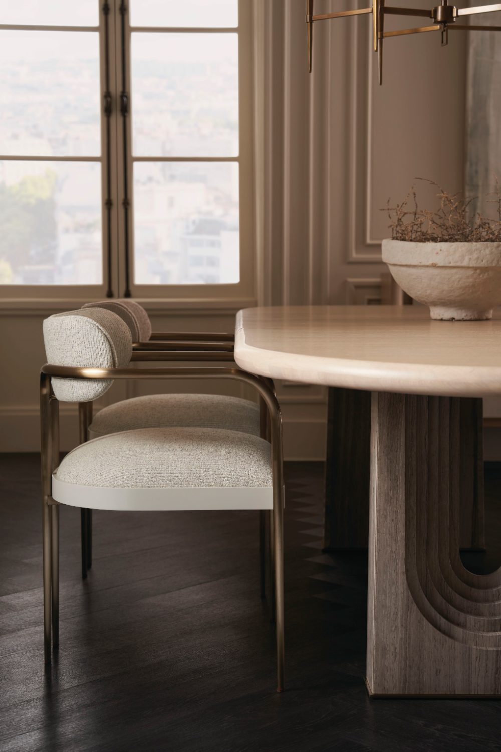   Bronze Framed Dining Chair | Oroa.com