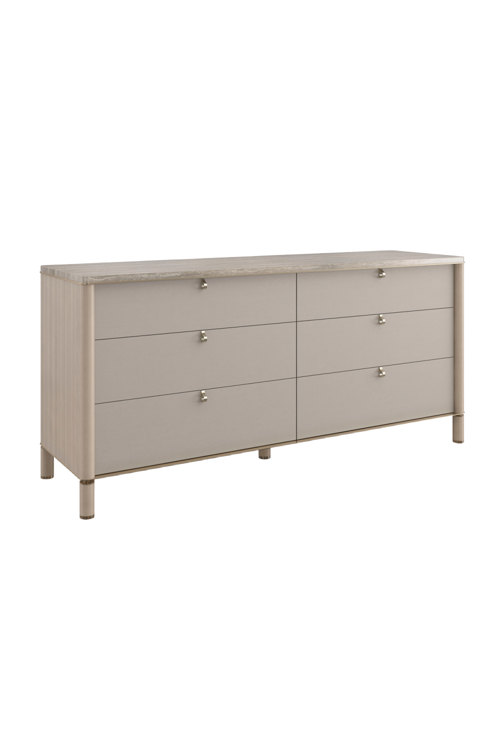   Travertine Top Beige Dresser | Oroa.com