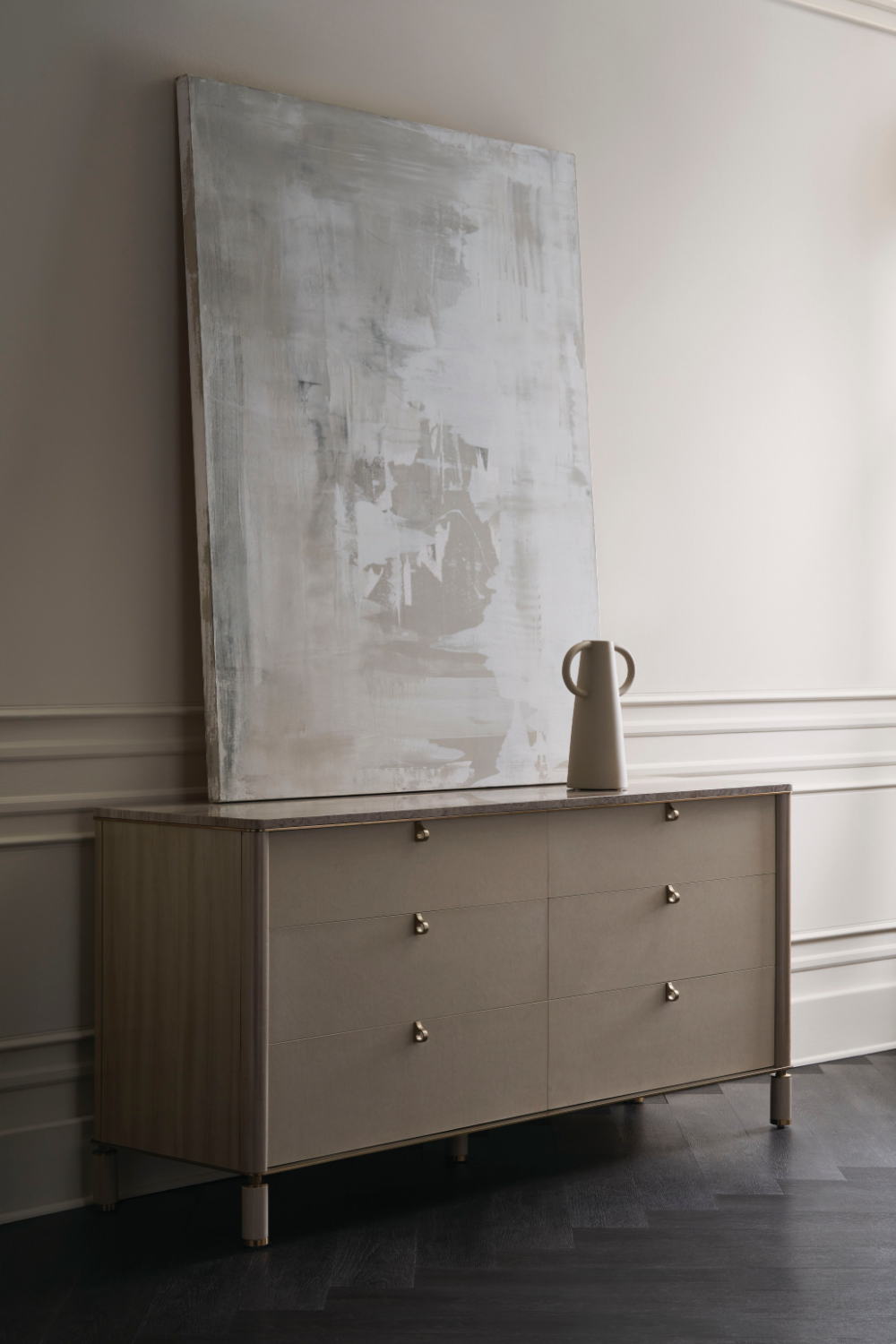   Travertine Top Beige Dresser | Oroa.com