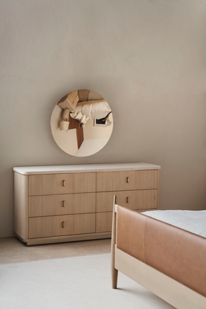   Brown Leather Bed | Oroa.com