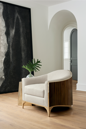   Mid-Century Modern Barrel Chair | Oroa.com