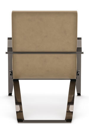   Light Brown Leather Lounge Chair | Oroa.com