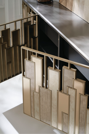   Geometric Patterned Media Cabinet | Oroa.com