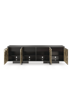   Geometric Patterned Media Cabinet | Oroa.com