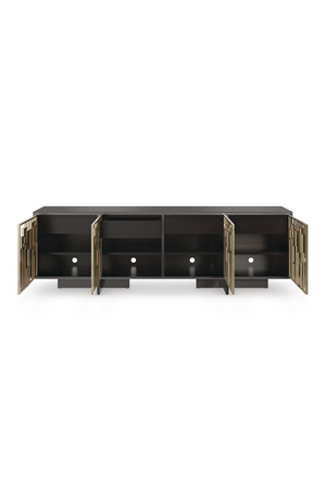   Geometric Patterned Media Cabinet | Oroa.com