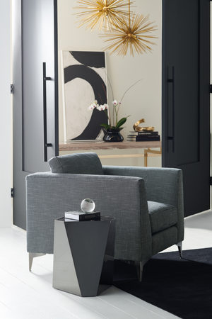   Faceted Metal Side Table | Oroa.com