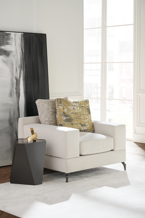   Faceted Metal Side Table | Oroa.com