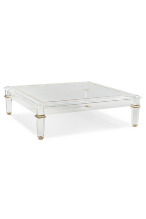   Modern Clear Cocktail Table | Oroa.com
