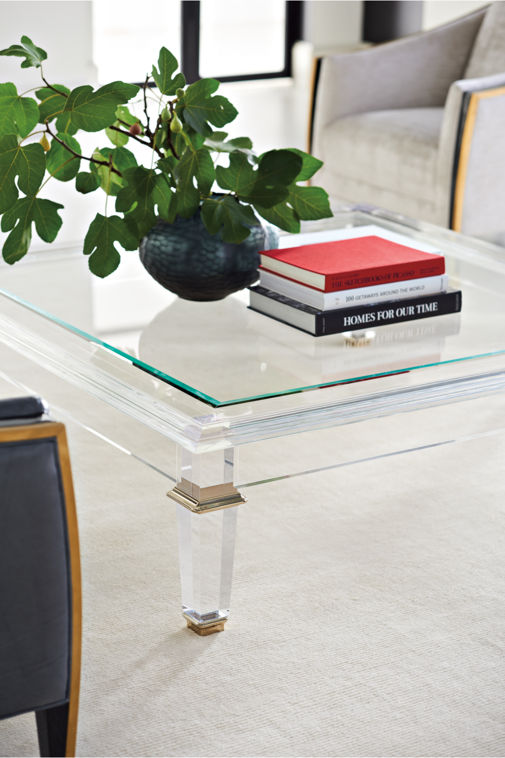   Modern Clear Cocktail Table | Oroa.com