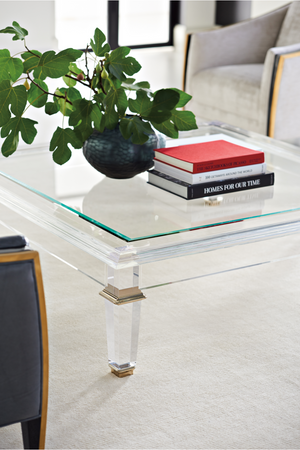   Modern Clear Cocktail Table | Oroa.com