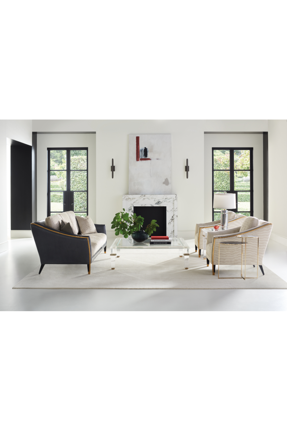   Modern Clear Cocktail Table | Oroa.com