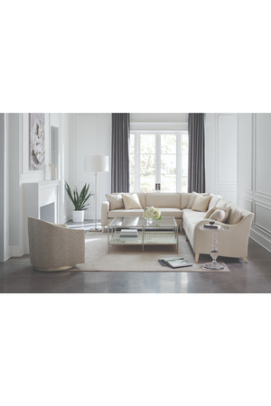   Acrylic Sculpted Side Table | Oroa.com