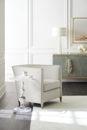   Acrylic Sculpted Side Table | Oroa.com