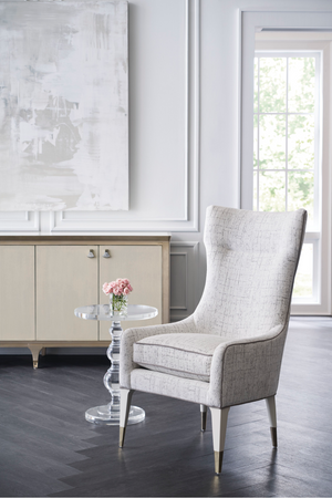   Acrylic Sculpted Side Table | Oroa.com