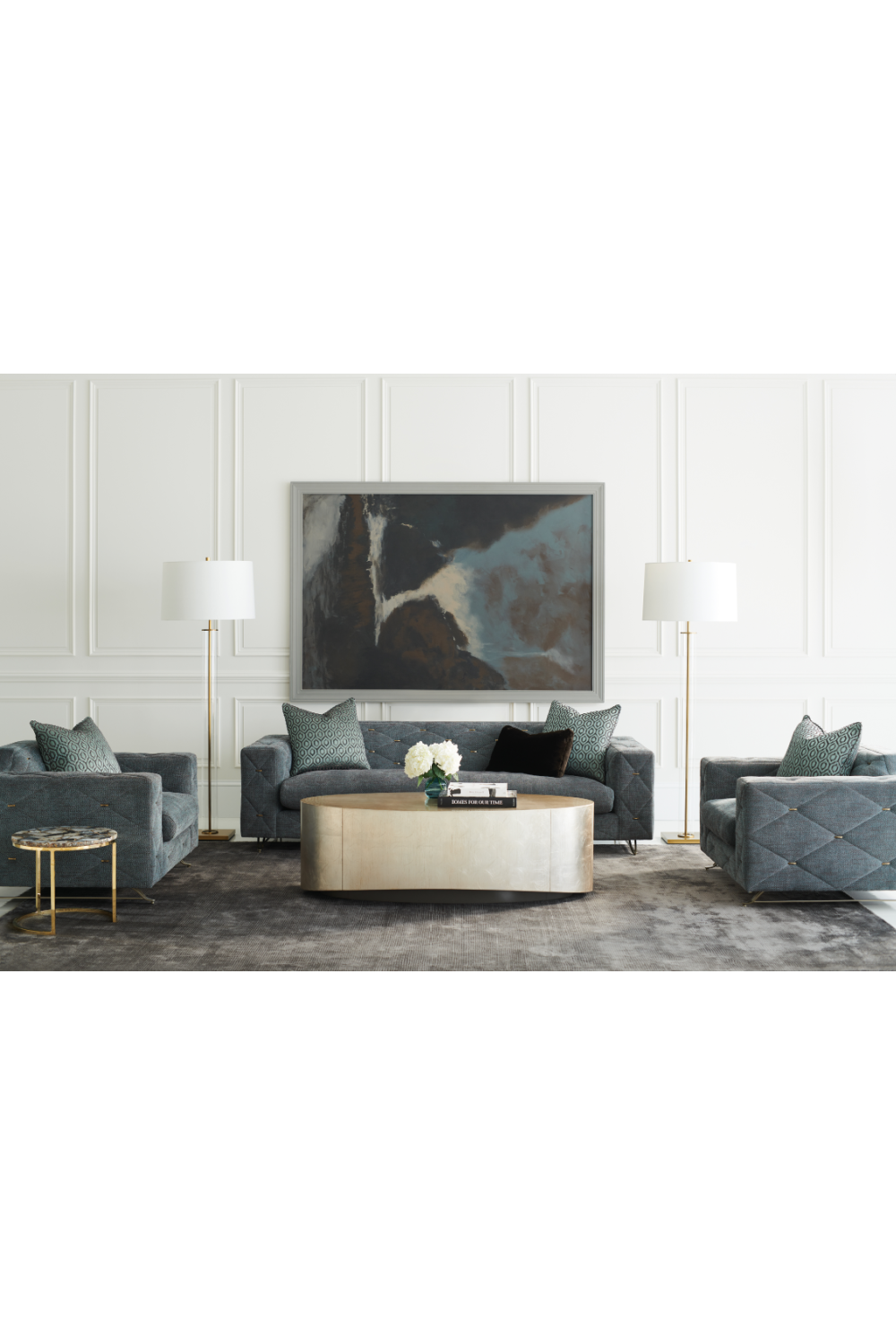   Metallic Leaf Coffee Table | Oroa.com