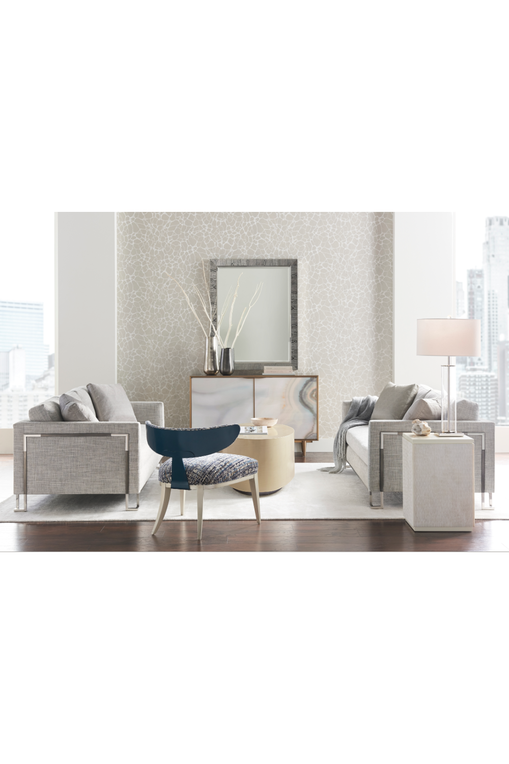   Metallic Leaf Coffee Table | Oroa.com