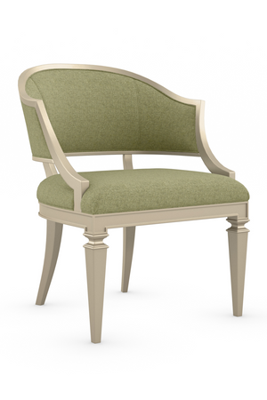   Green Linen Accent Chair | Oroa.com