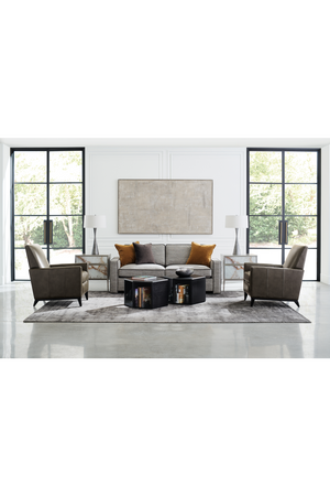   Black Leather Reclining Chair | Oroa.com