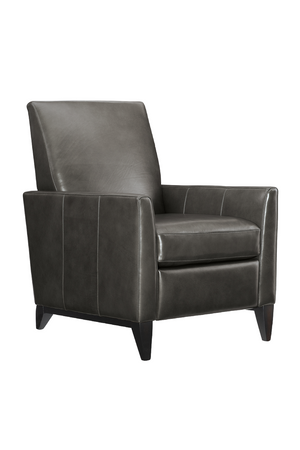   Black Leather Reclining Chair | Oroa.com