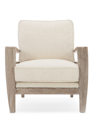   Wooden Cushioned Lounge Chair | Oroa.com