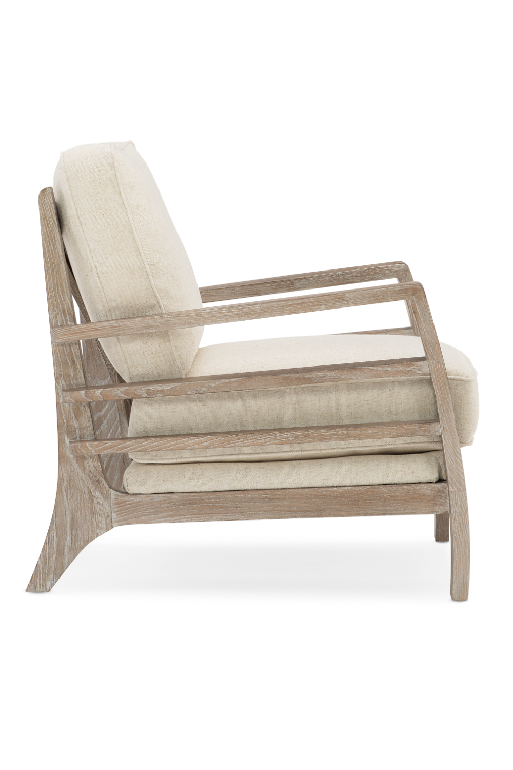   Wooden Cushioned Lounge Chair | Oroa.com