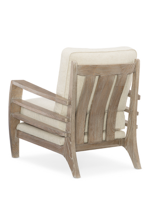   Wooden Cushioned Lounge Chair | Oroa.com