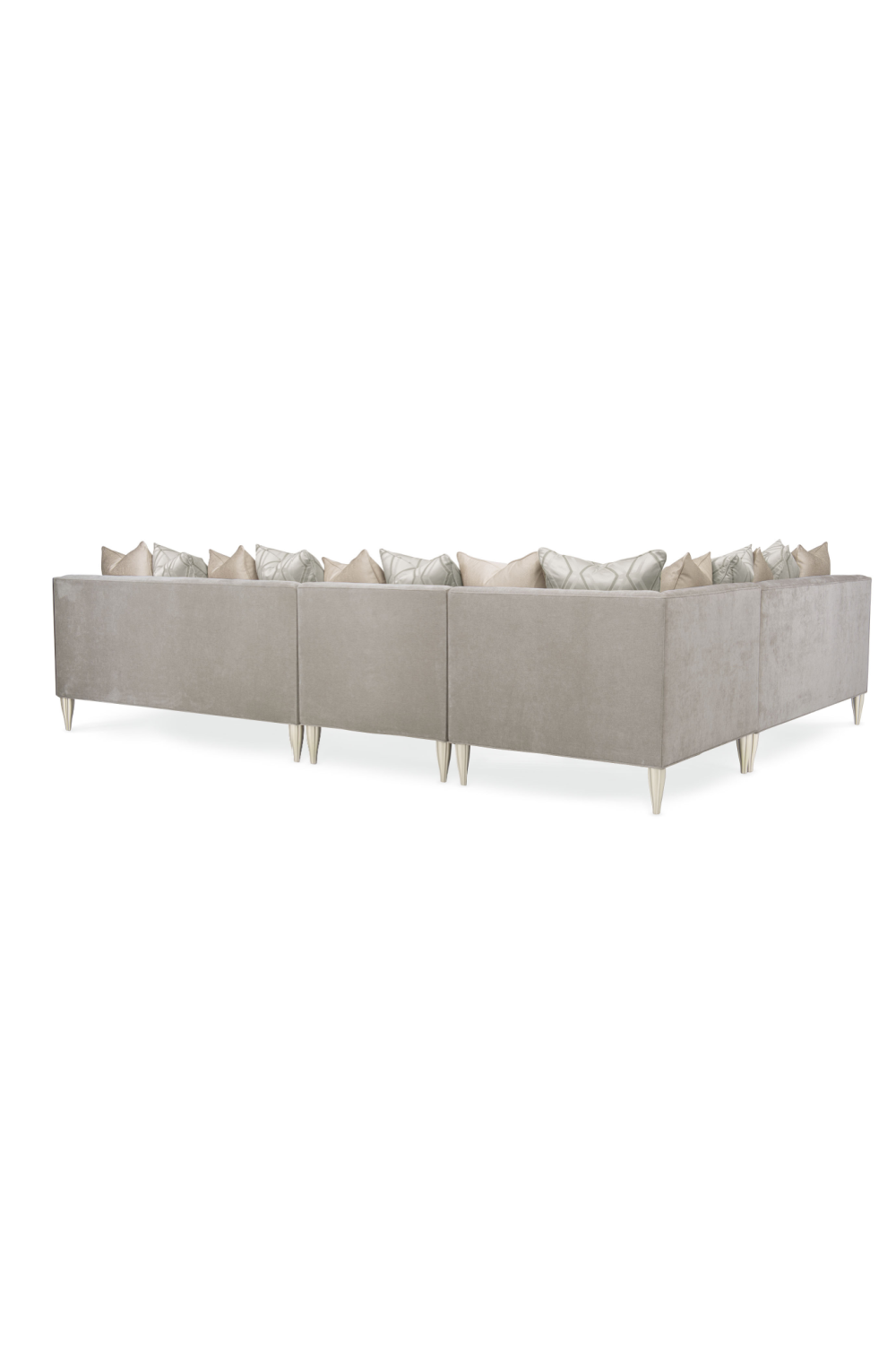   Taupe Modern Sectional Sofa | Oroa.com
